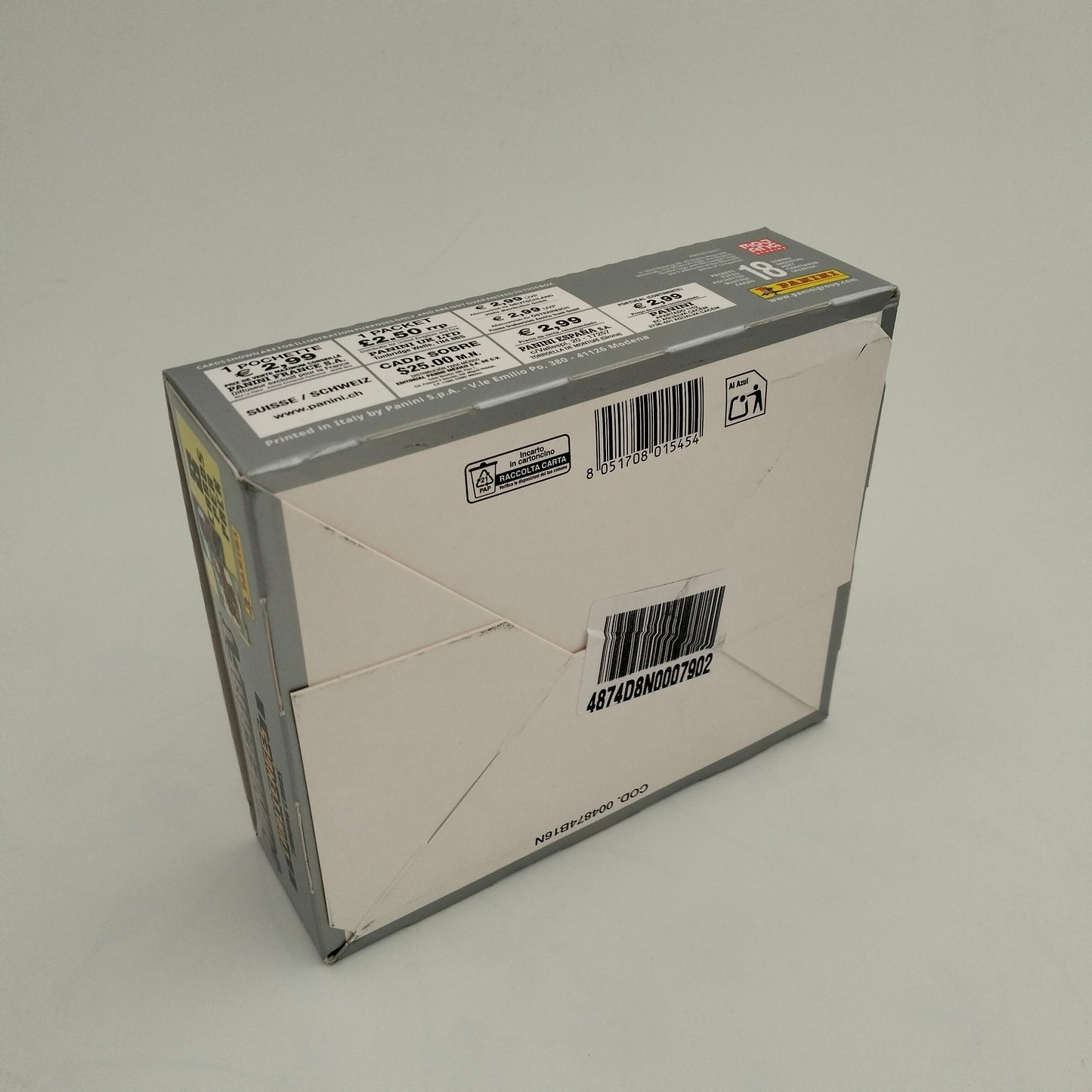 Panini Minecraft Challenges Caja 18 sobres