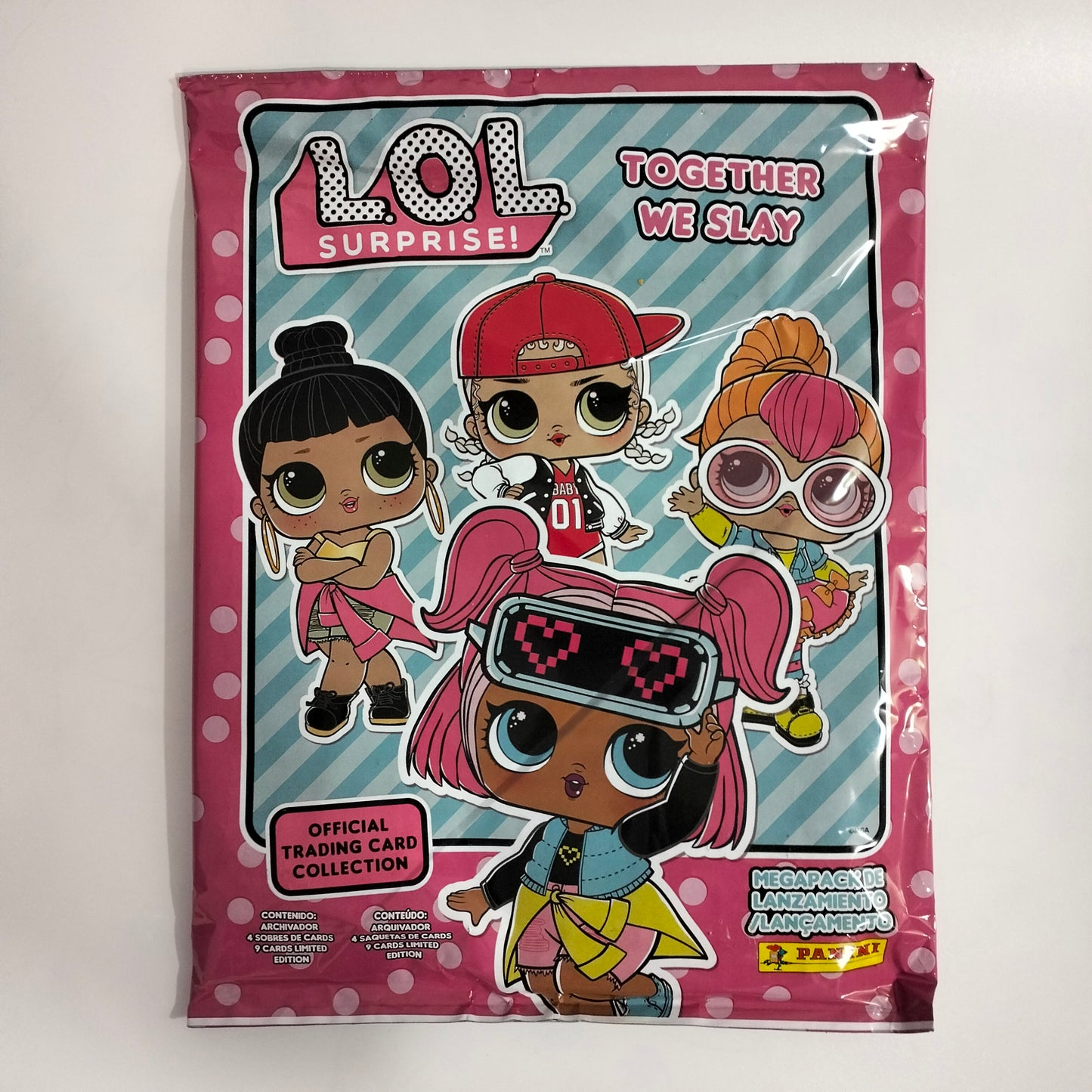 Panini LOL Surprise! Together We Slay Archivador + 4 sobres