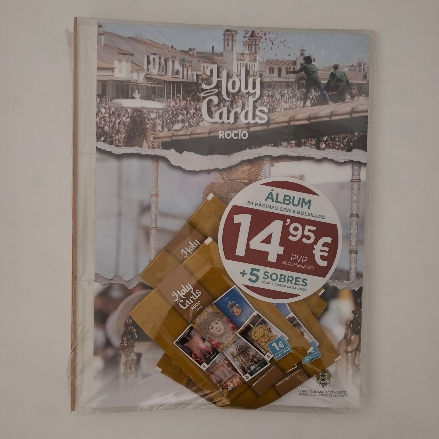 Holy Cards Rocio 2025 Archivador + 5 sobres