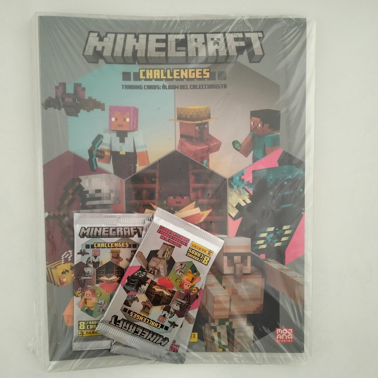 Panini Minecraft Challenges Archivador + 3 sobres