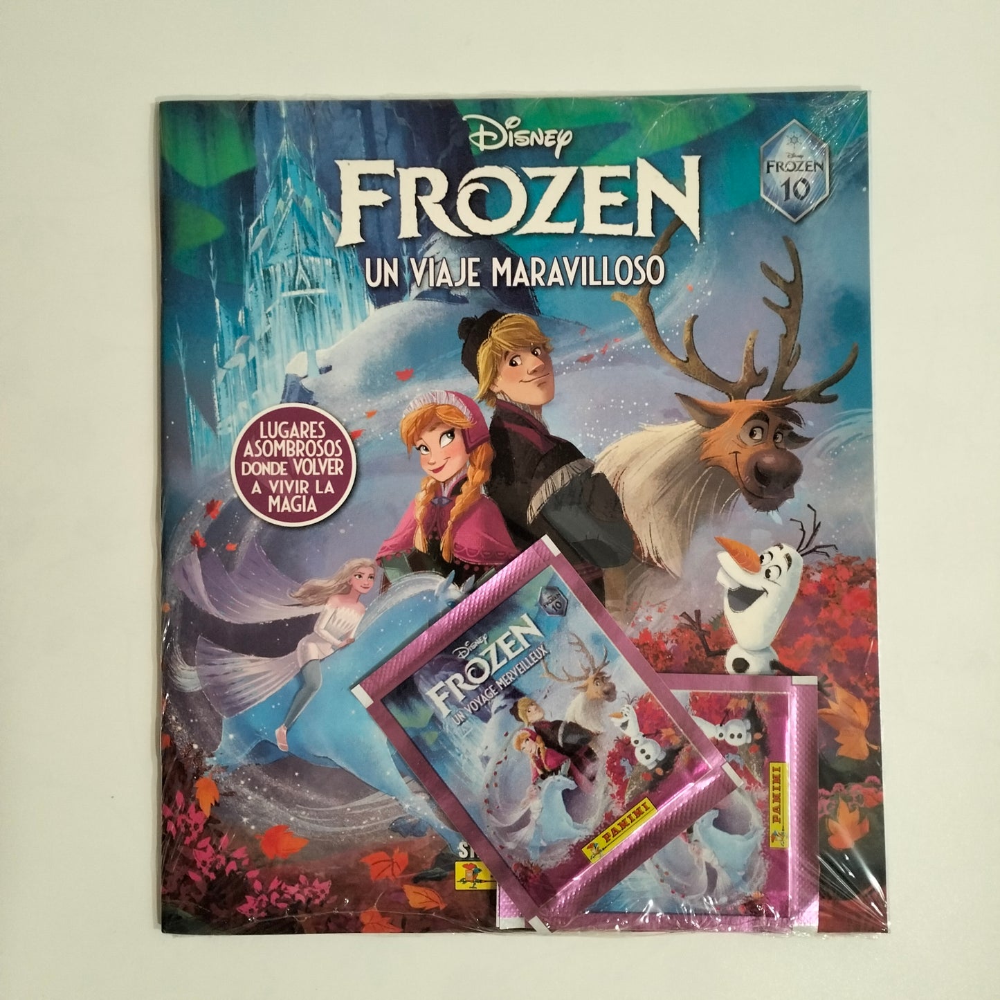 Panini Disney Frozen Maps of Wonder Album + 4 sobres