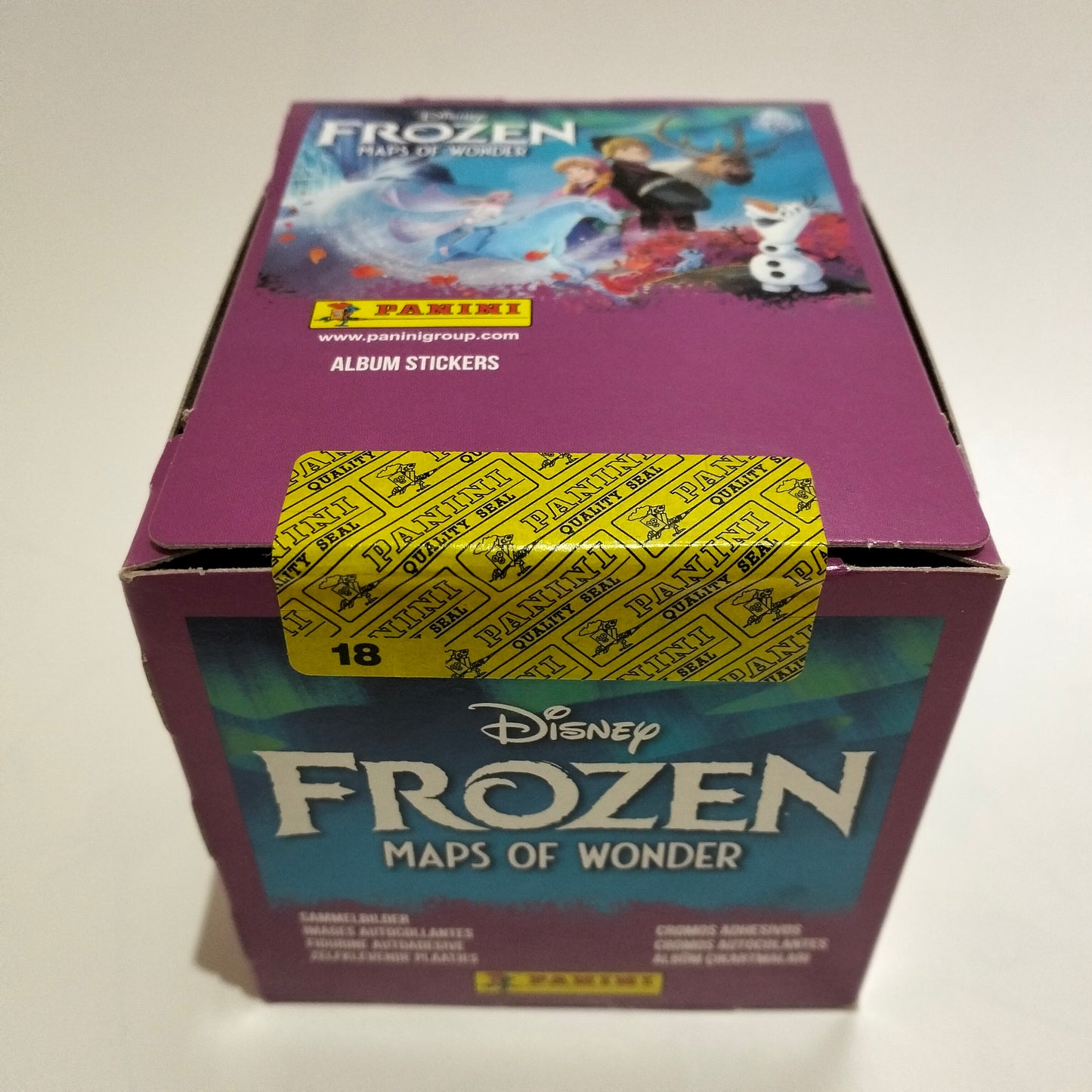 Panini Disney Frozen Maps of Wonder Caja 50 sobres