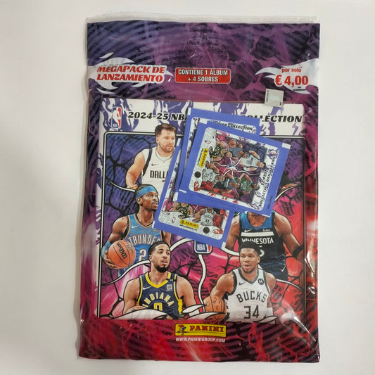 Panini NBA 2024-25 Album + 4 sobres
