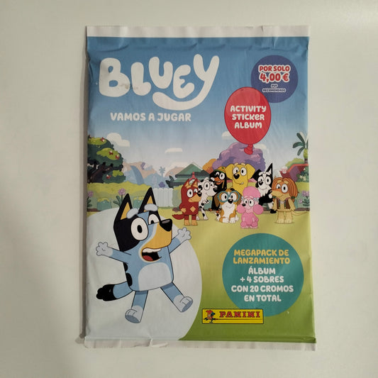 Panini Bluey Vamos a Jugar Album + 4 sobres