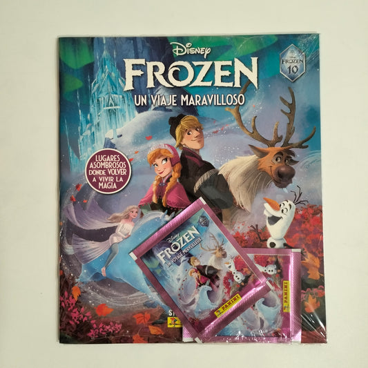 Panini Disney Frozen Maps of Wonder Album + 4 sobres
