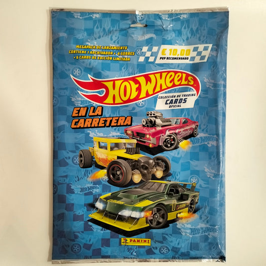 Panini Hot Wheels Archivador + 4 sobres